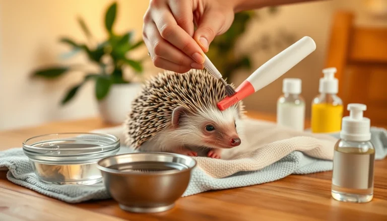 Hedgehog Grooming Tips: Safe Methods for Home Care