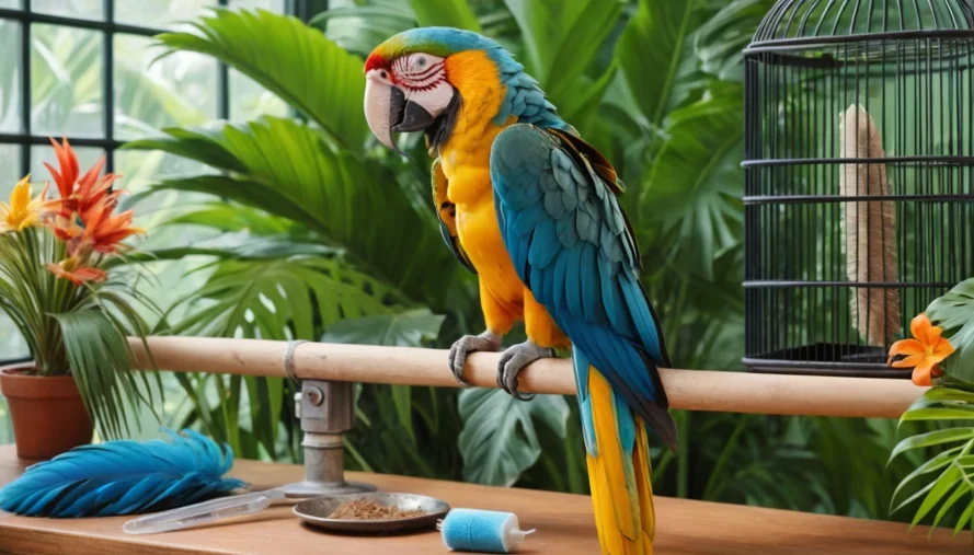 Exotic Bird Grooming: Brushing and Shedding Solutions